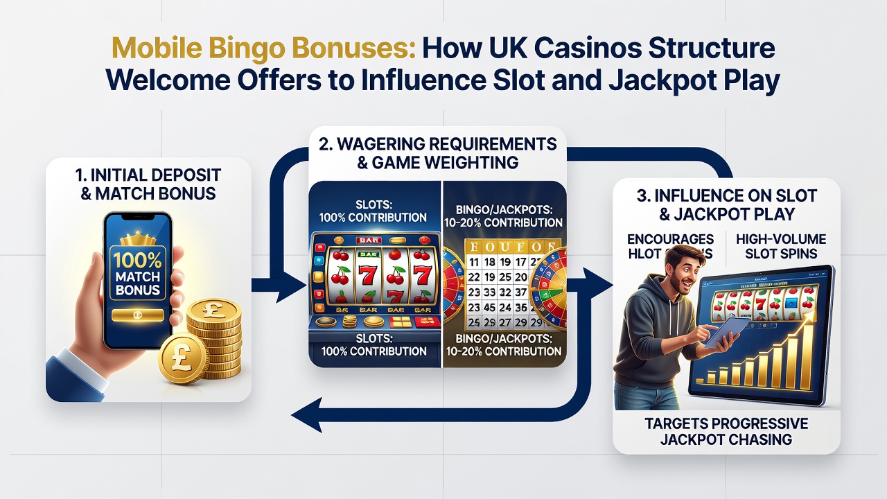 Close-up of mobile casino app showing jackpot leaderboard alongside bingo ticket redemption options